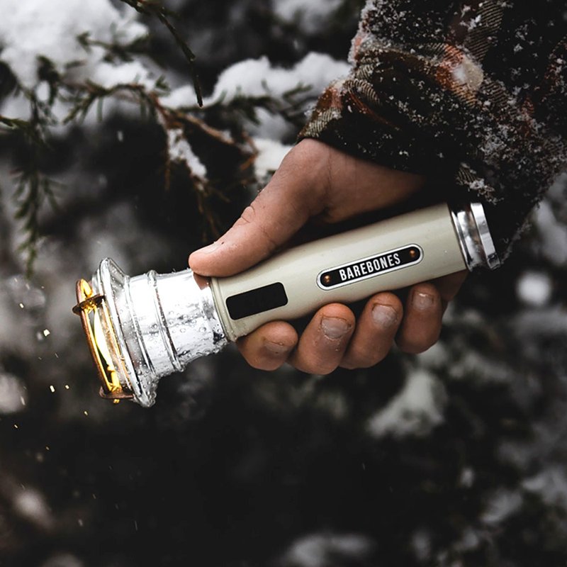 Barebones 手电筒 Vintage Flashlight - 露营用品 - 其他金属 白色