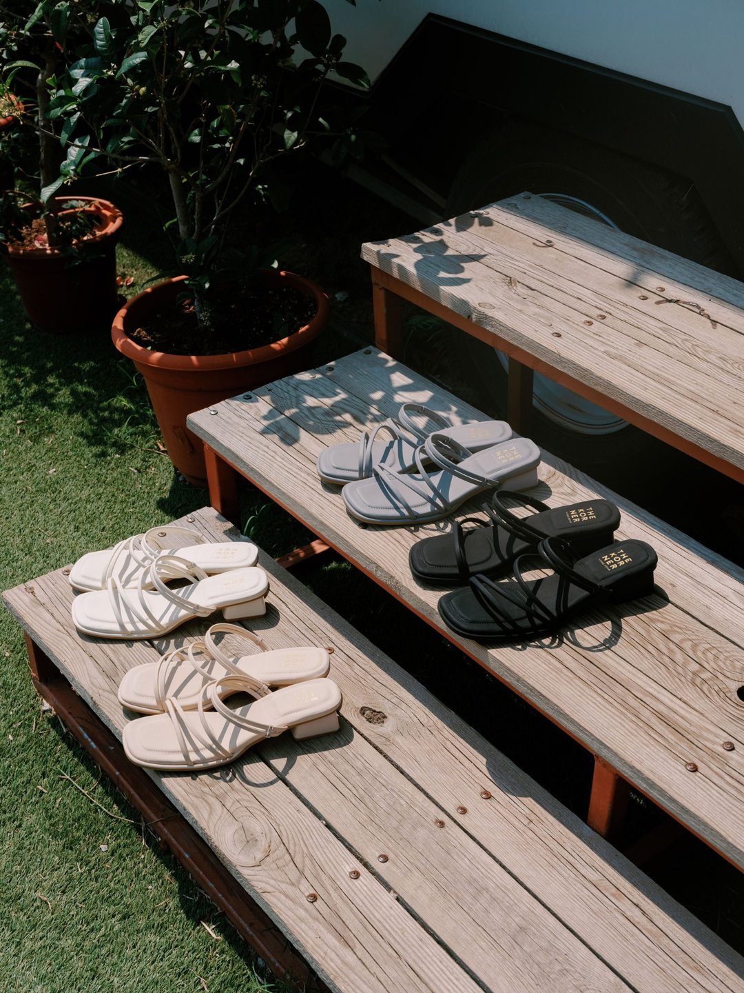 香港品牌 夏天首选 Kasual Sandals 凉鞋浅卡其色 - 男女凉鞋 - 环保材料 卡其色