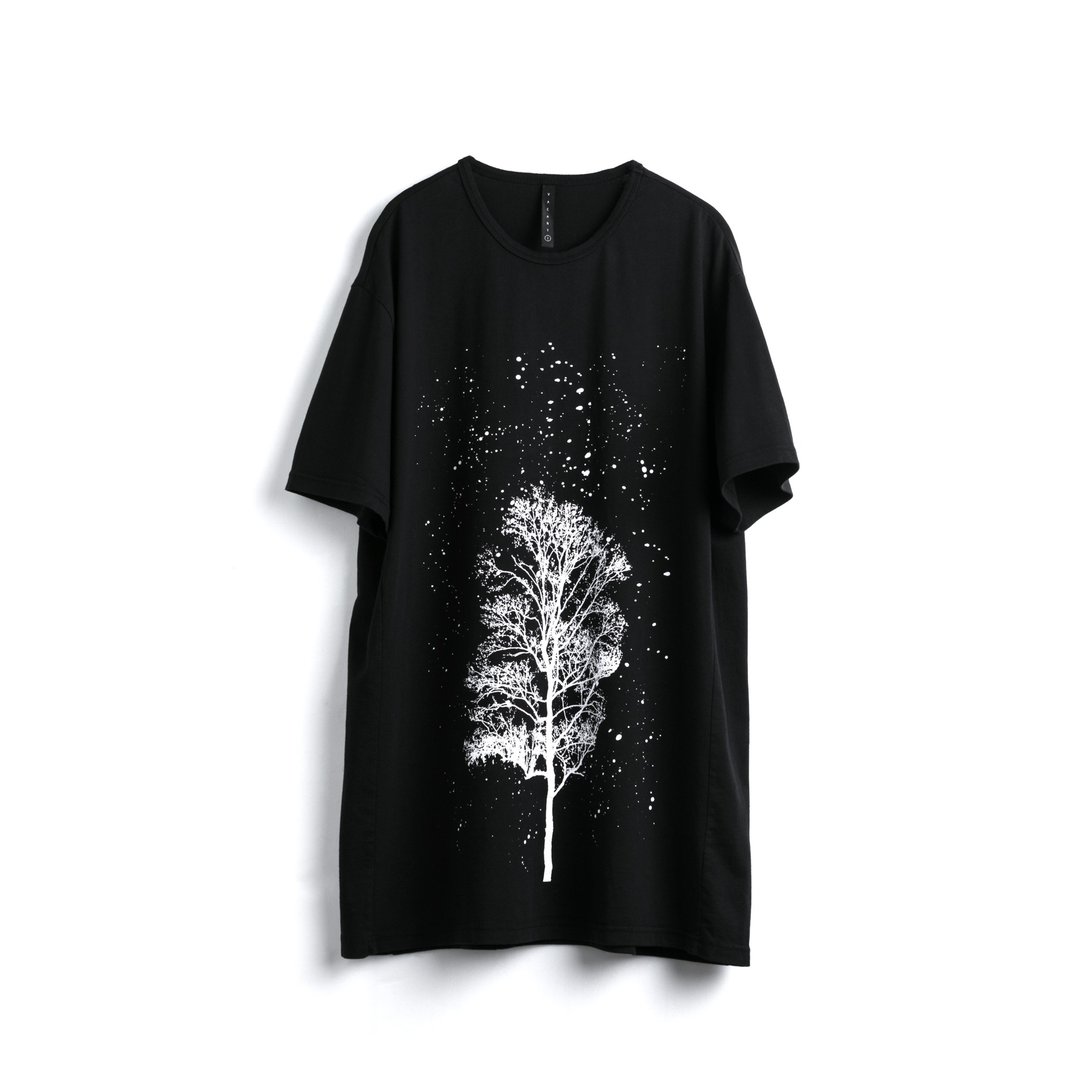 Tree Tee - 男装上衣/T 恤 - 棉 黑色