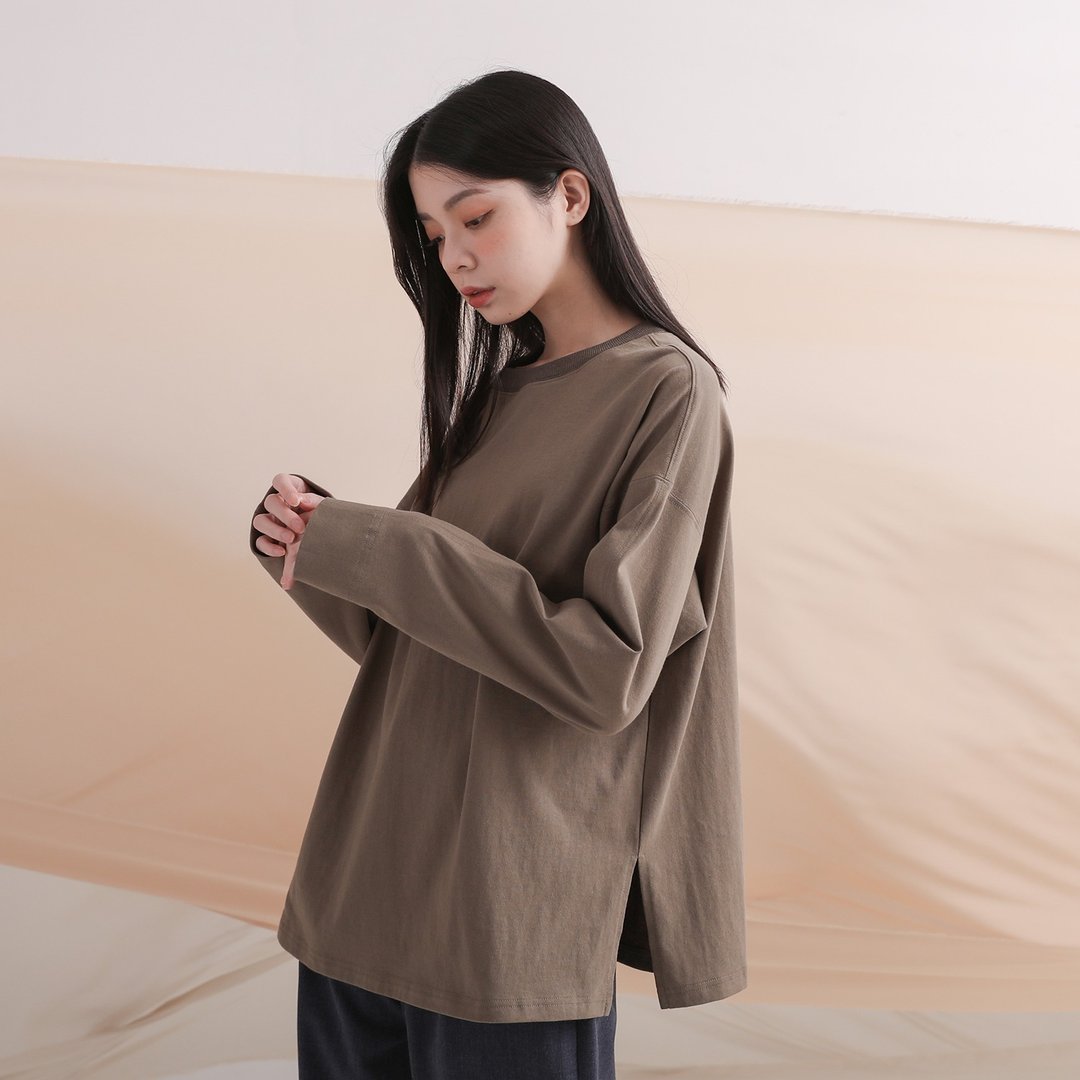 //SUMI x WEARMACAU//Qiyuan_起源素面上衣_21AF001_橄榄绿 - 女装上衣 - 棉 多色