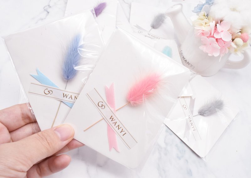 不凋花小卡片  干燥花 房间布置 结婚 毕业 婚礼小物 送礼 生日教 - 卡片/明信片 - 植物．花 多色