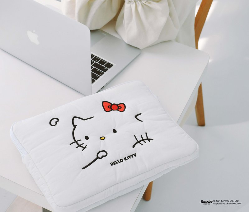 现货 售完不补 电脑包 HELLO KITTY 独家联名 - 电脑包 - 尼龙 白色