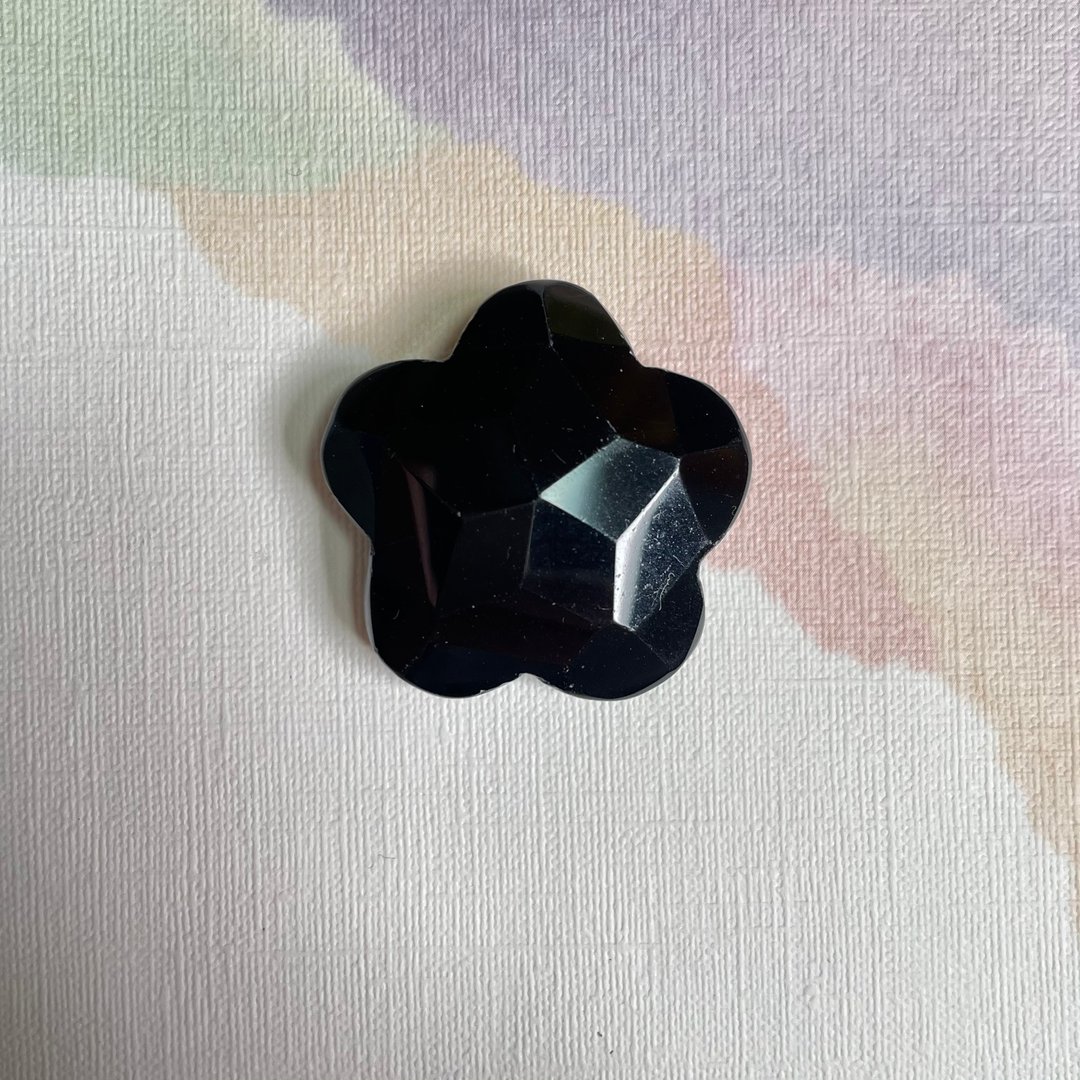 051722缟玛瑙/梅花素材/梅花/晶石/天然/水晶/能量石/原生态 - 金工/饰品 - 水晶 黑色