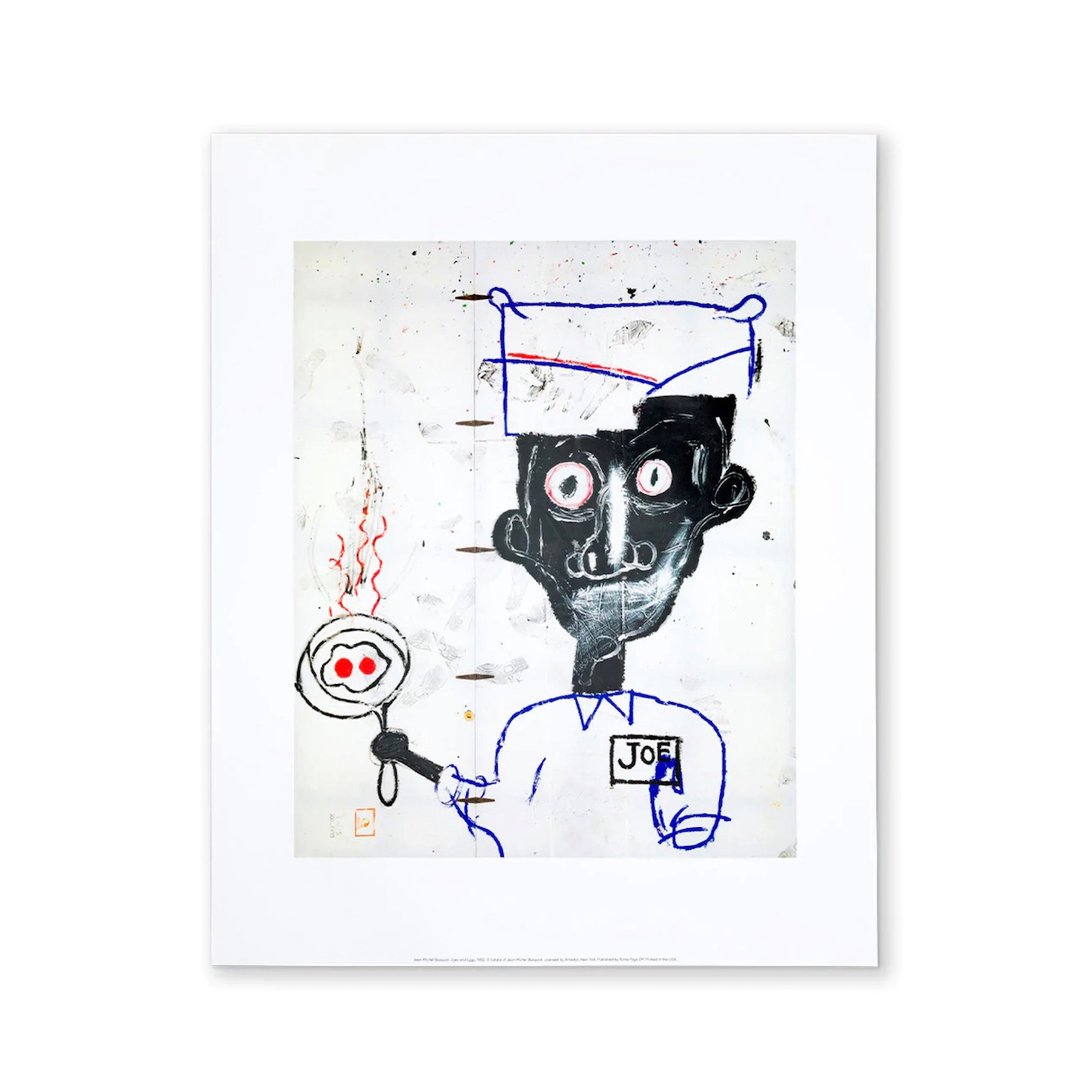 【原版海报】Jean-Michel Basquiat  眼睛与蛋 Eyes and Eggs - 海报/装饰画/版画 - 纸 
