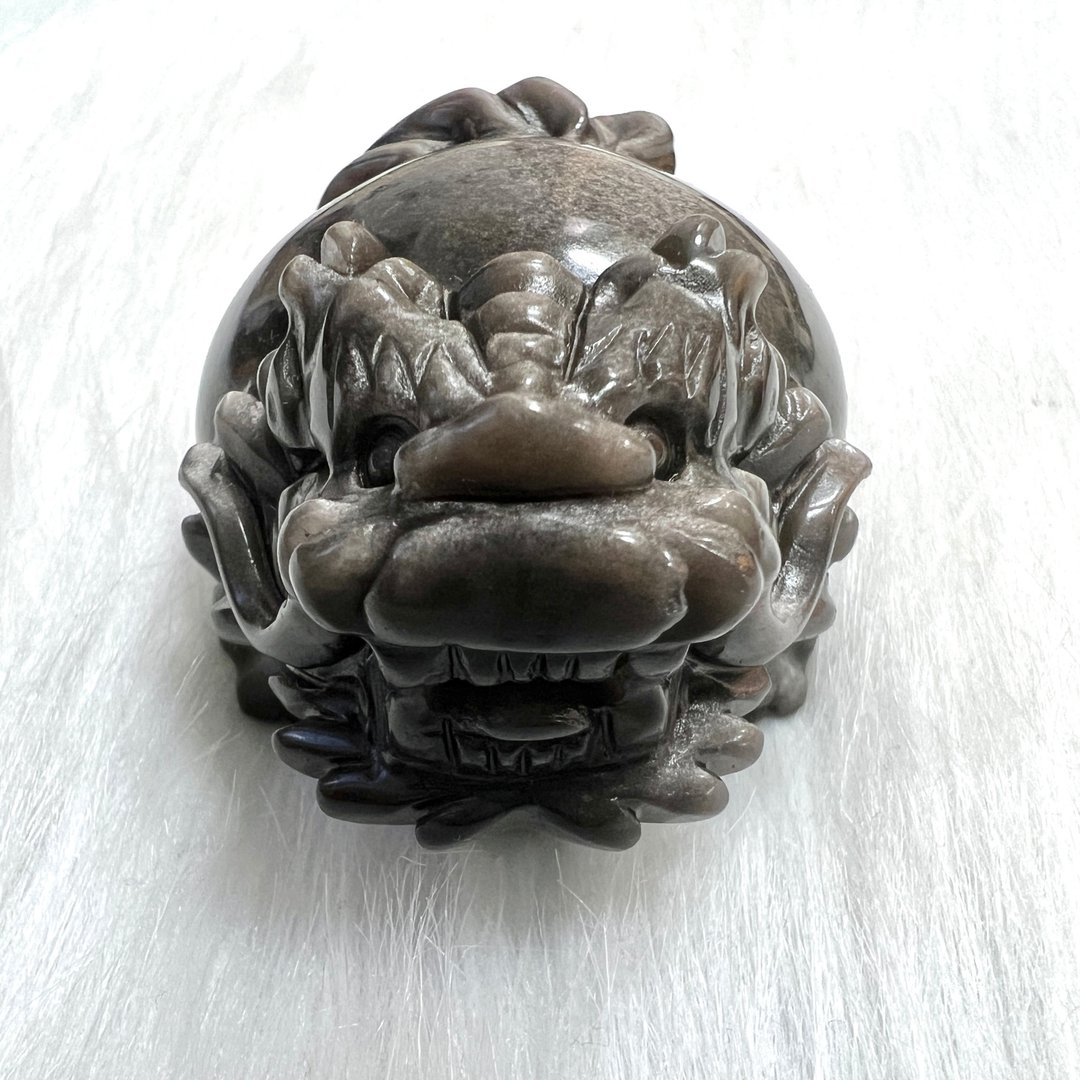 银曜石龙龟 | 水晶 | 水晶龙龟 | 水晶摆件 - 摆饰 - 水晶 黑色