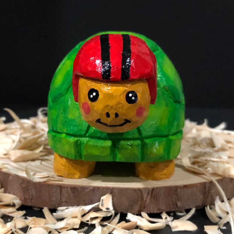 Racing Turtle - 摆饰 - 木头 多色