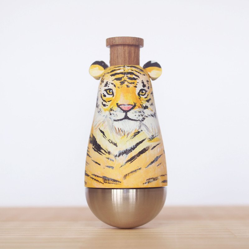 闻森笛 – 霸王虎 卡祖笛 KAZOO 公仔 - 吉他/乐器 - 木头 橘色