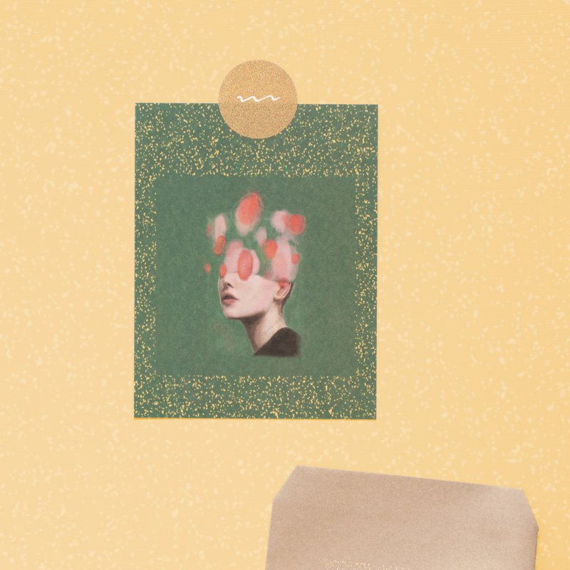 漂浮日志 - 让你平静 小画卡 - 卡片/明信片 - 纸 绿色