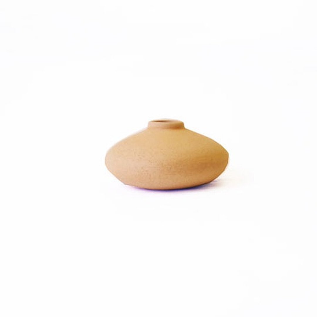 Flower Pod Pottery (unglazed) - 植栽/盆栽 - 陶 白色