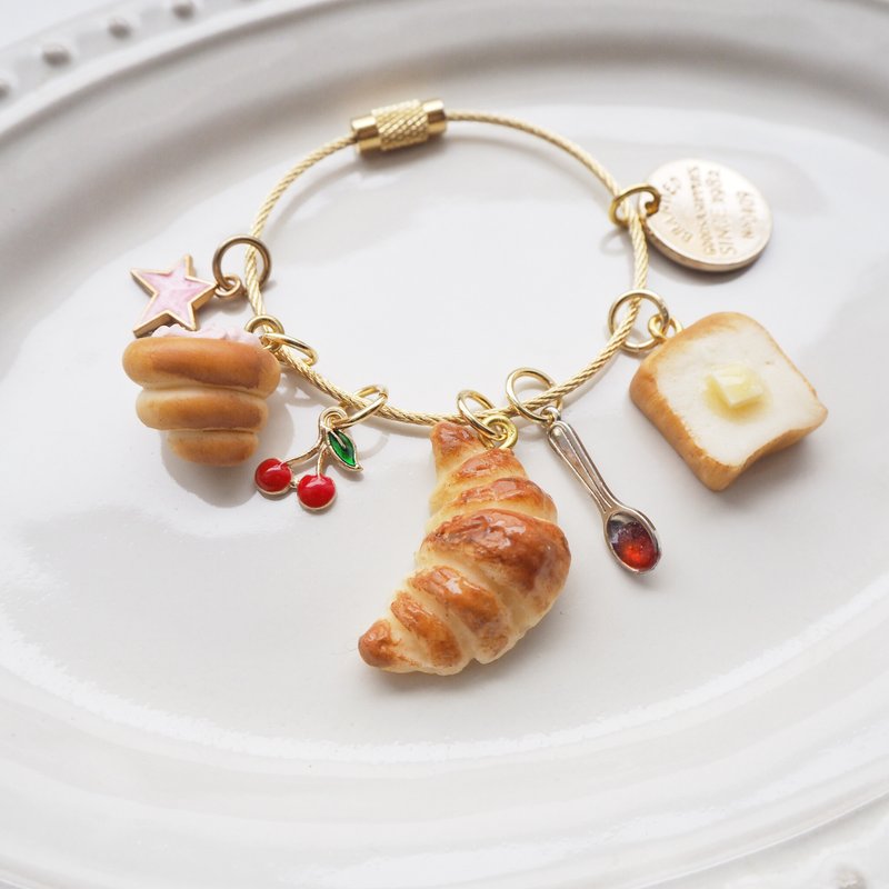 Jalapar Bread Key Holder - 钥匙链/钥匙包 - 粘土 咖啡色