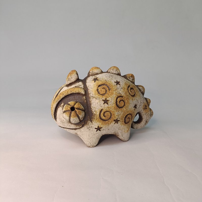 变色龙/陶艺品/原创 - 摆饰 - 陶 