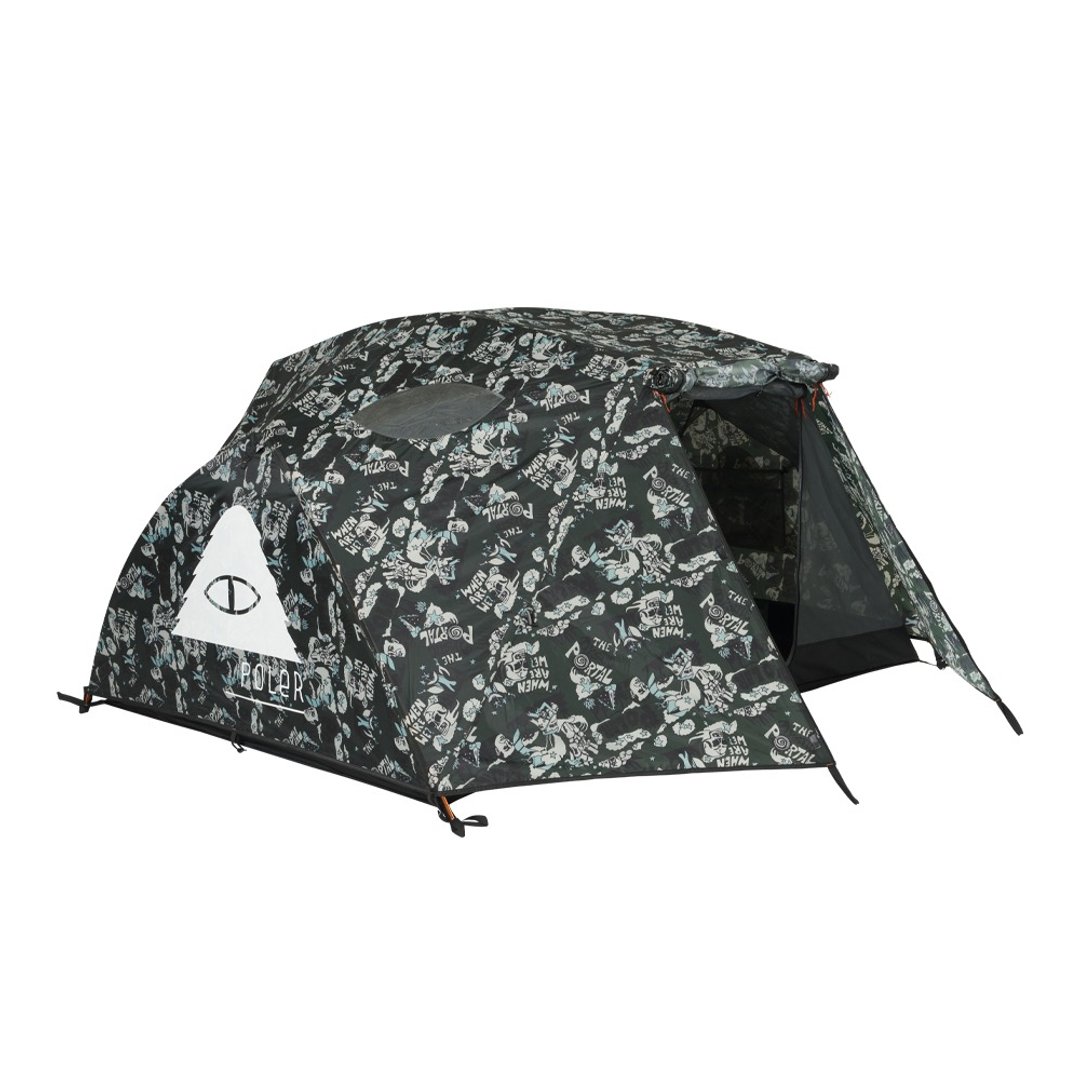 POLER TWO PERSON TENT 双人帐篷 / 印花-墨绿 / 限量商品 - 露营用品 - 其他材质 多色