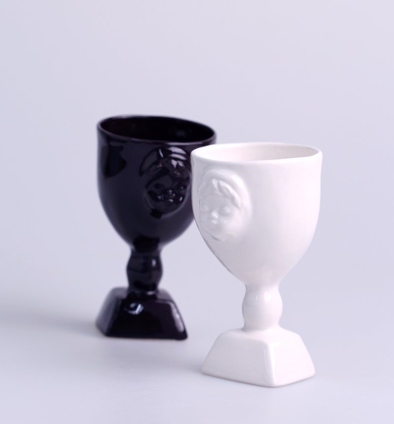 Hamji陶瓷杯 - 花瓶/陶器 - 瓷 白色