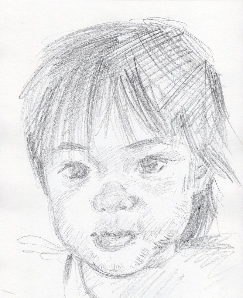 速写人像素描/似颜绘 - 电子手绘真人画像/绘画/插画 - 其他材质 