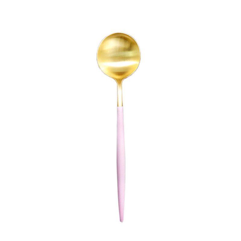 葡萄牙 Cutipol  GOA 粉红金21CM 主餐匙 - 餐刀/叉/匙组合 - 不锈钢 粉红色