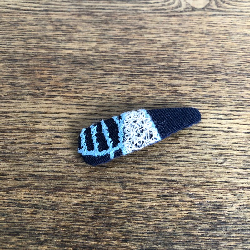 发饰 发夹 minä perhonen 布料 手工制作 - 发饰 - 棉．麻 黑色