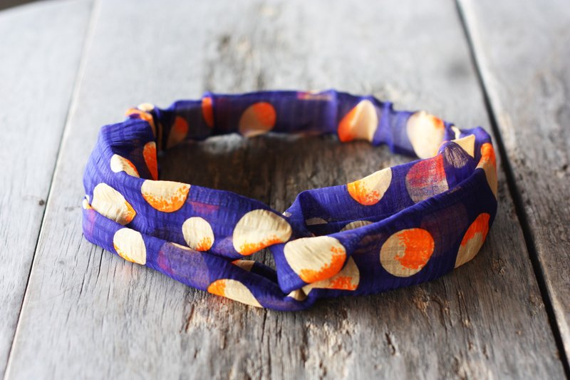 {紫色月亮发带} - 发饰 - 丝．绢 