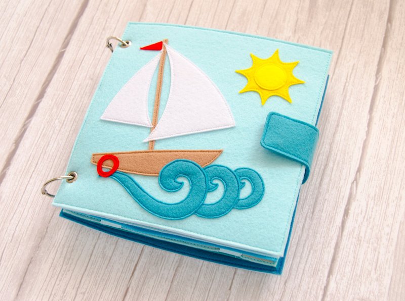 海安静的宝宝书 - 玩具/玩偶 - 环保材料 蓝色