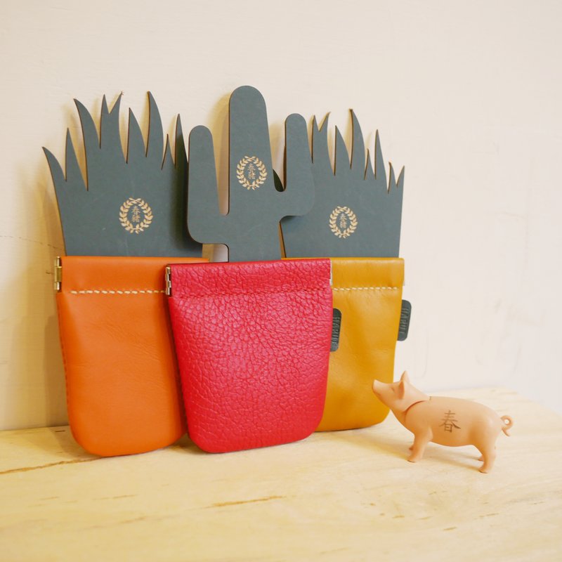 盆栽零钱包 - 零钱包 - 真皮 多色