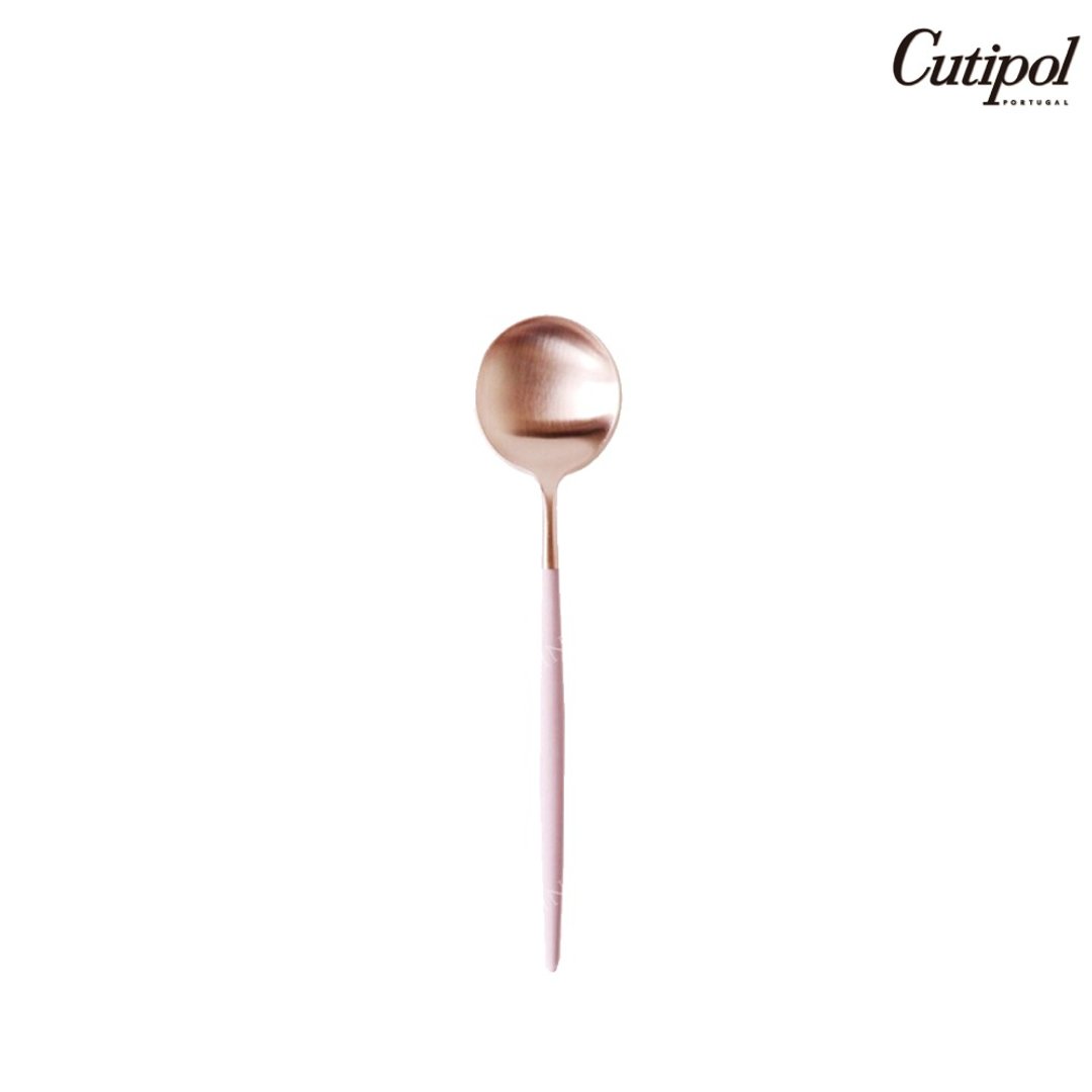葡萄牙Cutipol GOA系列粉玫瑰金21cm主餐匙 - 餐刀/叉/匙组合 - 不锈钢 粉红色