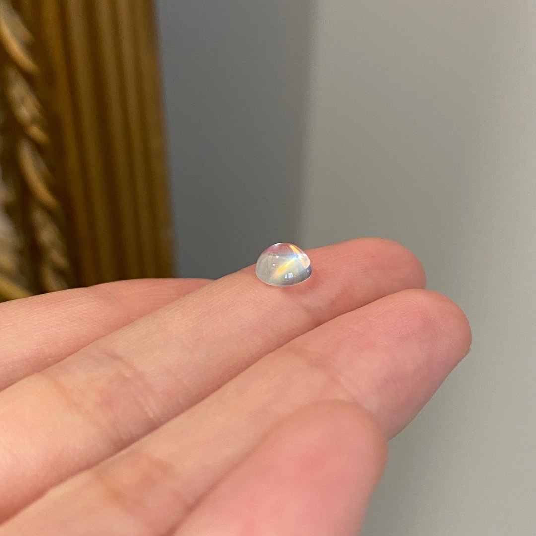 【裸石】彩虹长石 彩虹月光石 Rainbow Moonstone LMO14 - 项链 - 宝石 多色