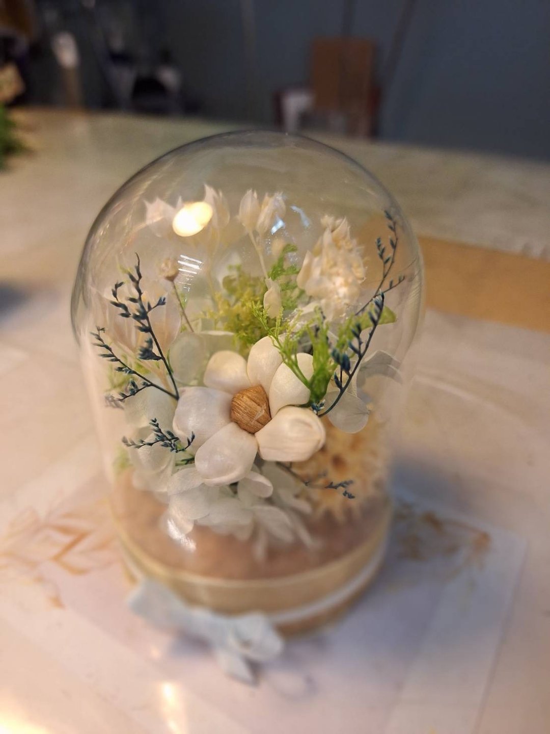 小清新玻璃盅 - 干燥花/捧花 - 植物．花 