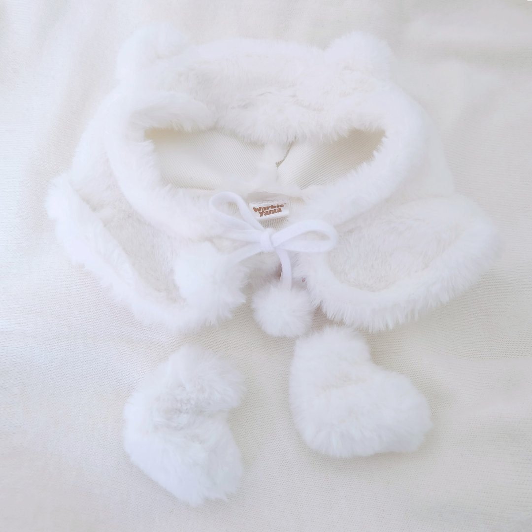 Winter Costume for life-size Phebie/Warbie  (Exclusive edition) - 玩偶/公仔 - 聚酯纤维 白色