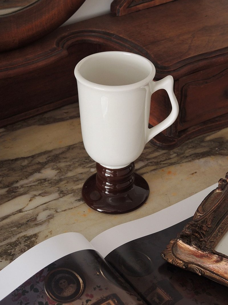 美国/ 1960s Hall-China Irish Coffee Mugs 爱尔兰咖啡杯 中古杯 - 咖啡杯/马克杯 - 陶 咖啡色
