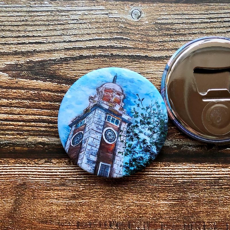 磁石贴开瓶器-钟楼 - 冰箱贴/磁贴 - 其他金属 多色