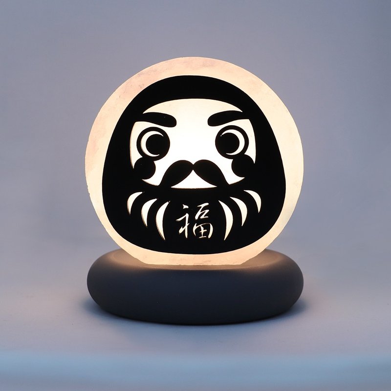 小福神 I 小剪影 I 多款选择 l 工作顺利 I 有福气 I 盐灯 - 摆饰 - 其他材质 白色