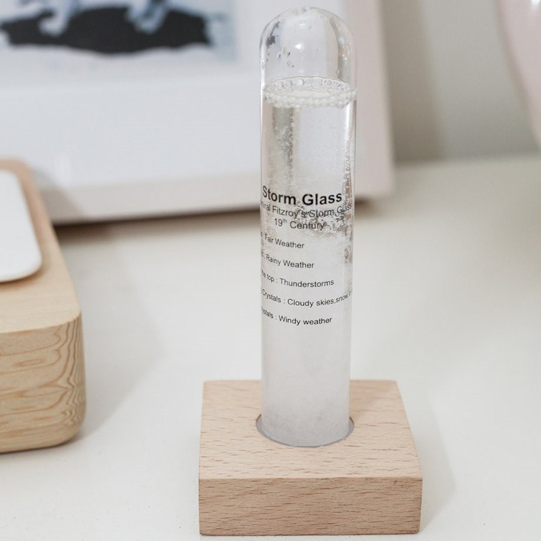 美国 Kikkerland 天气感知瓶 Storm Glass 创意风暴瓶 天气预测 - 摆饰 - 玻璃 透明