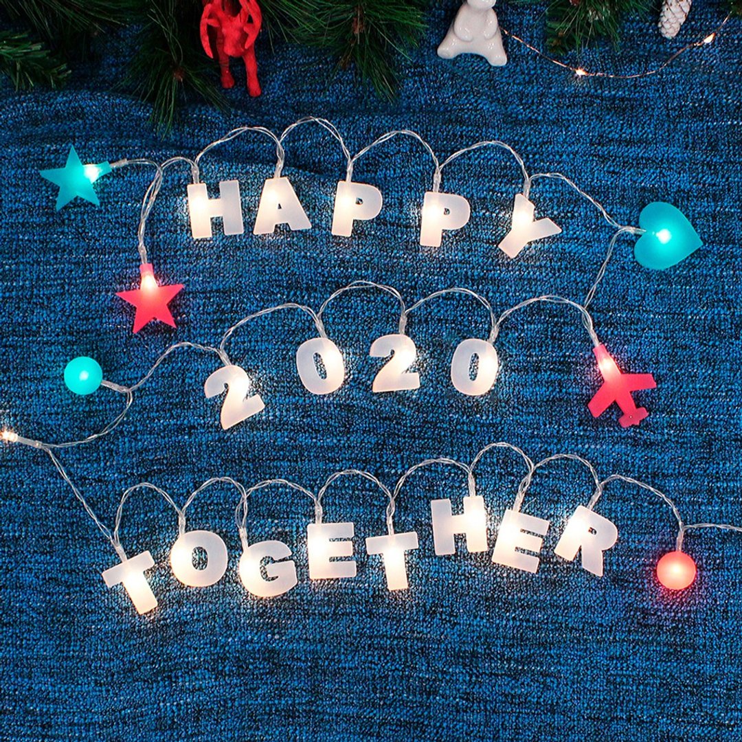 2020年限定款-定制字母组合灯串,圣诞布置,圣诞灯饰,礼物 - 灯具/灯饰 - 硅胶 