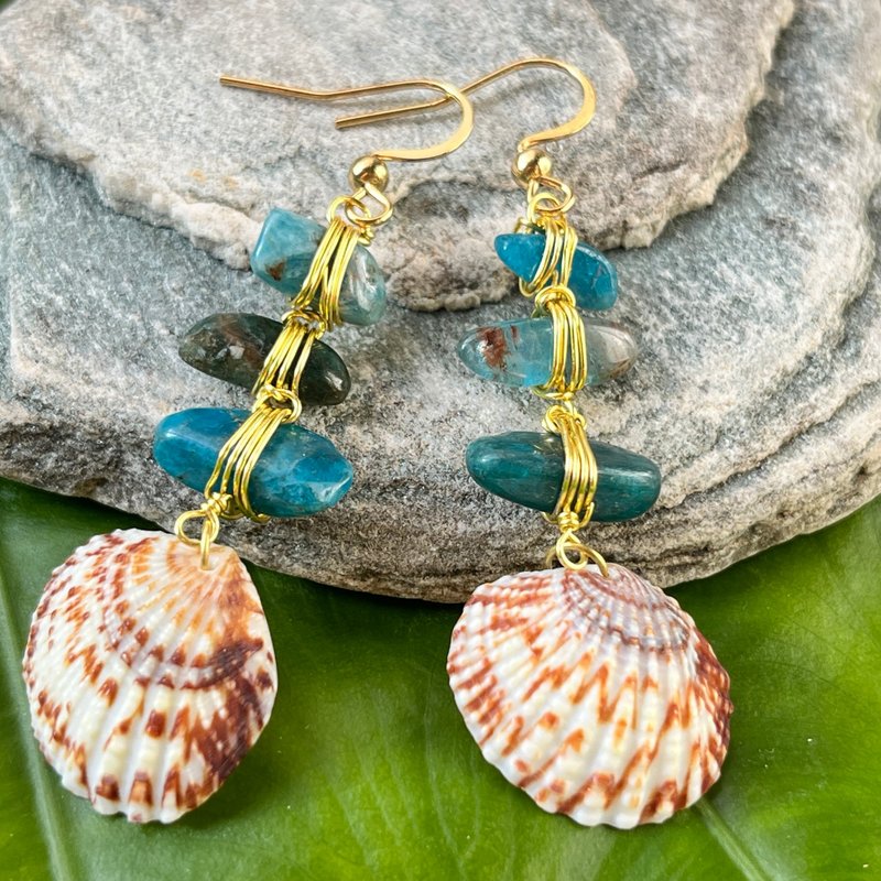 贝壳系列 / 秘境 / 耳环 / 耳针 / 耳勾 - 耳环/耳夹 - 其他材质 