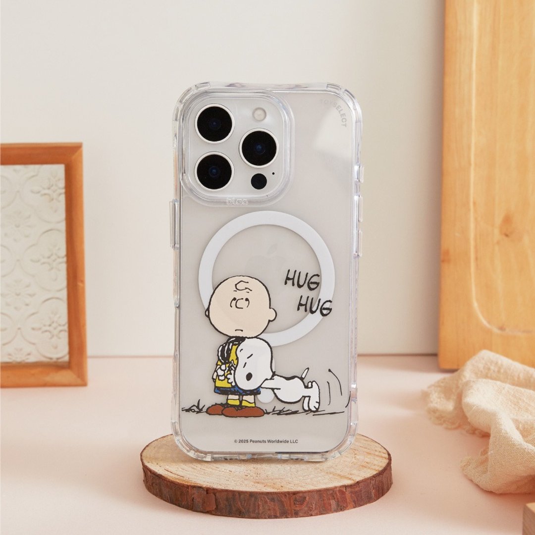 SNOOPY史努比来点抱抱抗黄防摔MagSafe iPhone手机壳 - 手机壳/手机套 - 塑料 多色
