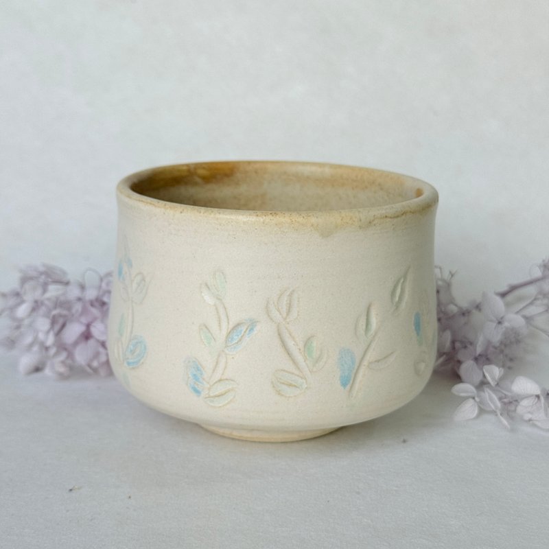 柔光莫兰迪。手工茶碗 抹茶碗 日式茶碗 茶道具 陶艺 新年礼物 - 茶具/茶杯 - 陶 多色