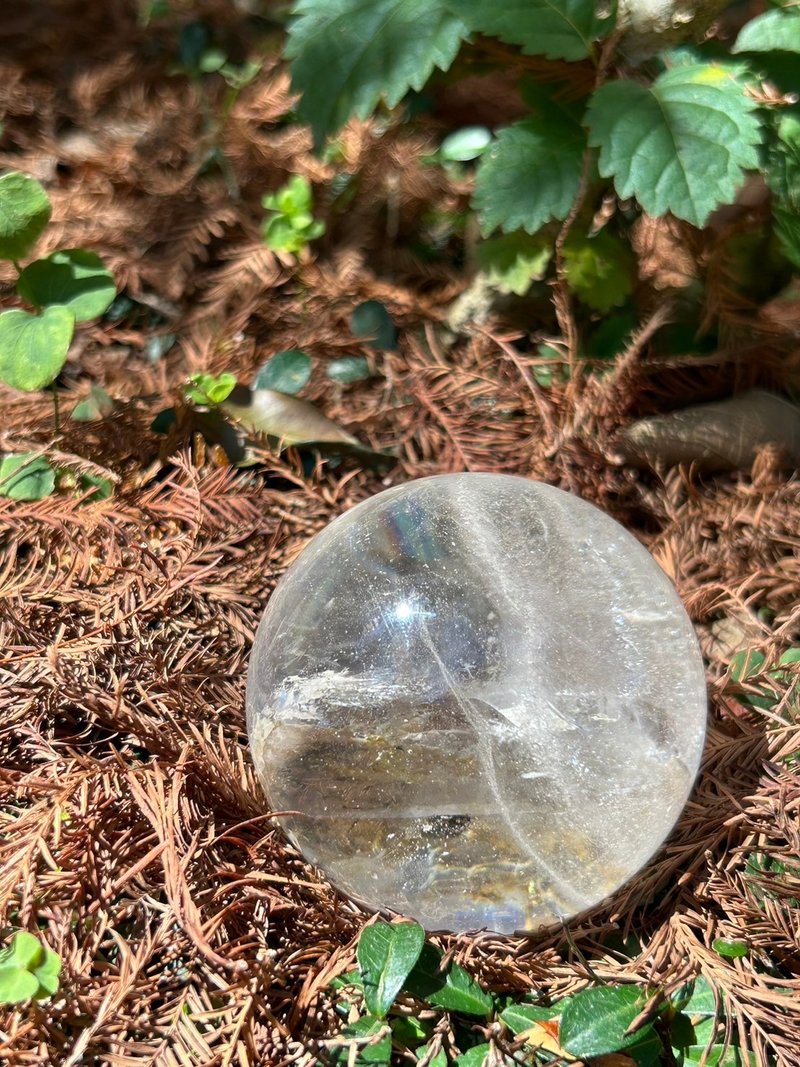华光-藏晶阁 | 白水晶球/水晶之王 | 对应顶轮 - 摆饰 - 水晶 