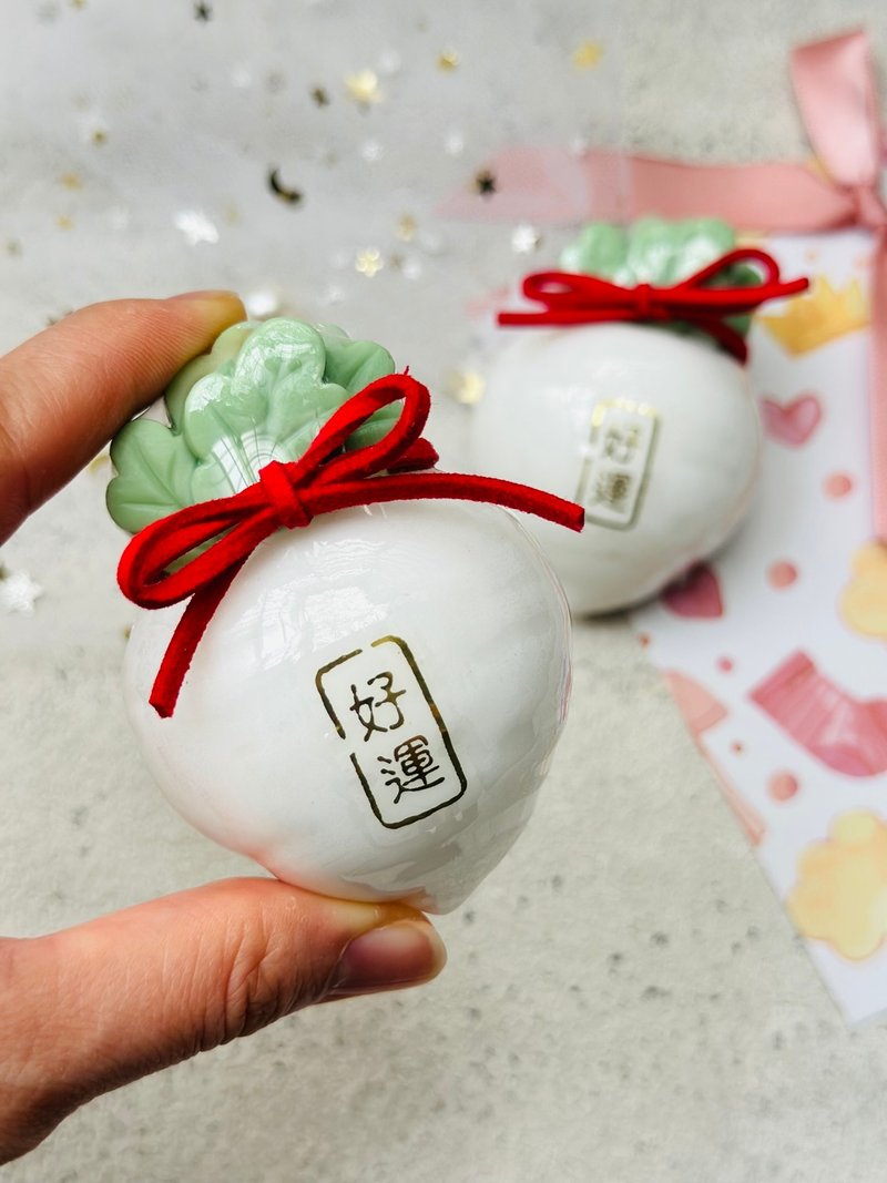 菜头 好采头手工皂礼盒提袋|婚礼|桌上礼|交换礼|企业赠礼 - 肥皂/手工皂 - 其他材质 白色