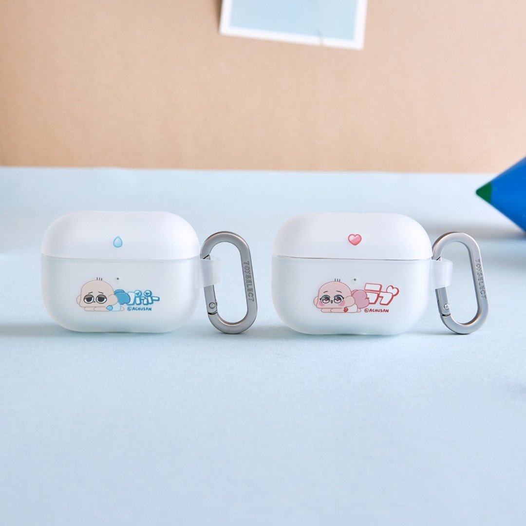 阿啾小剧场趴趴怕怕款强悍防摔 AirPods 保护套 - 耳机收纳 - 塑料 多色