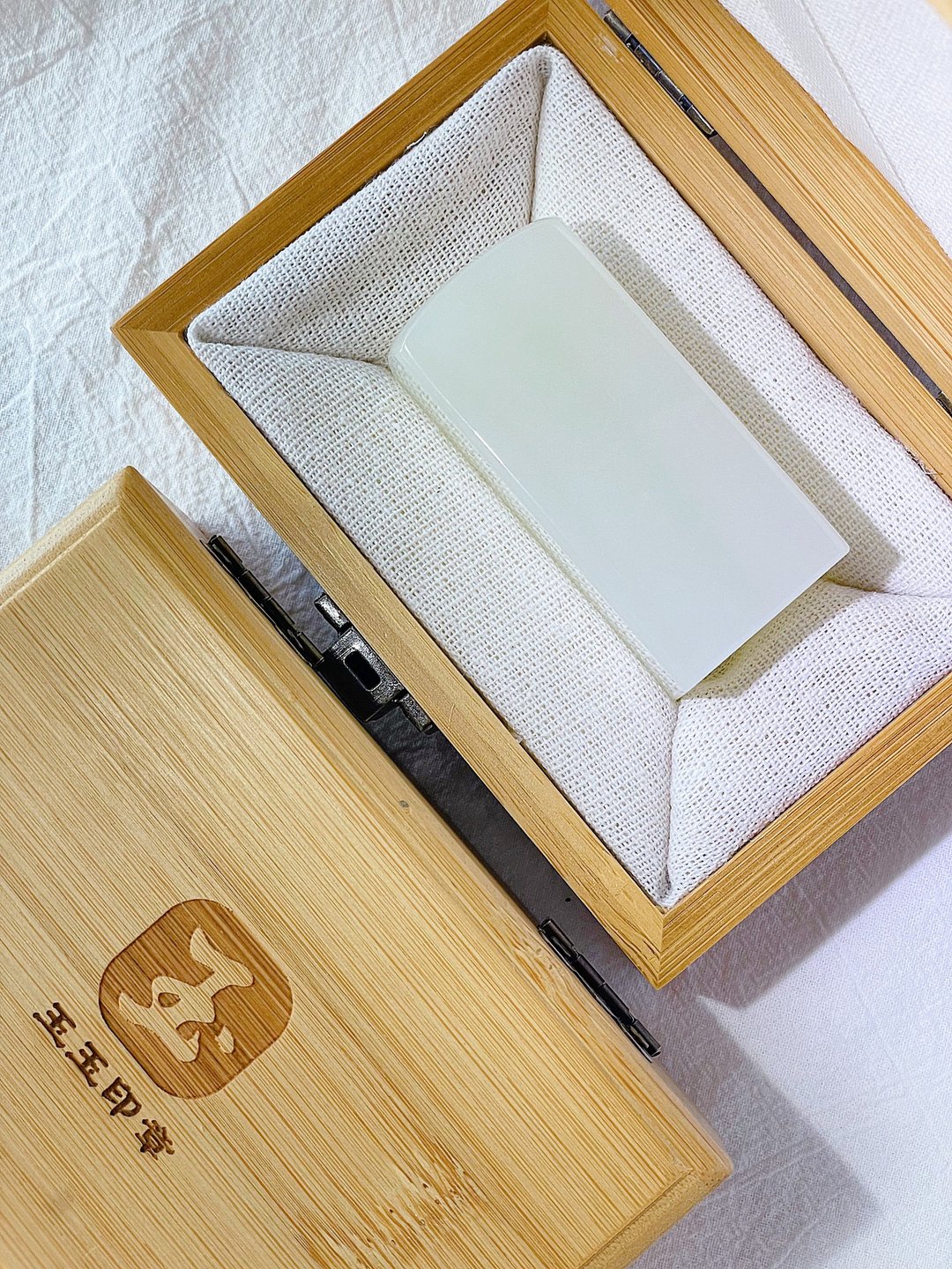 【玉玉印章】 天然青玉印章 公司章系列 - 印章/印台 - 宝石 绿色