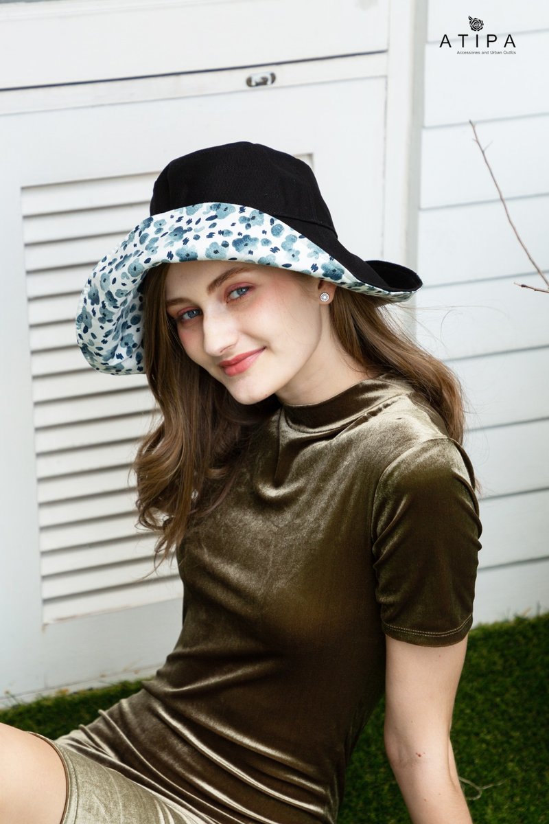 ATIPA可逆宽边太阳帽防晒防紫外线 - 帽子 - 棉．麻 多色