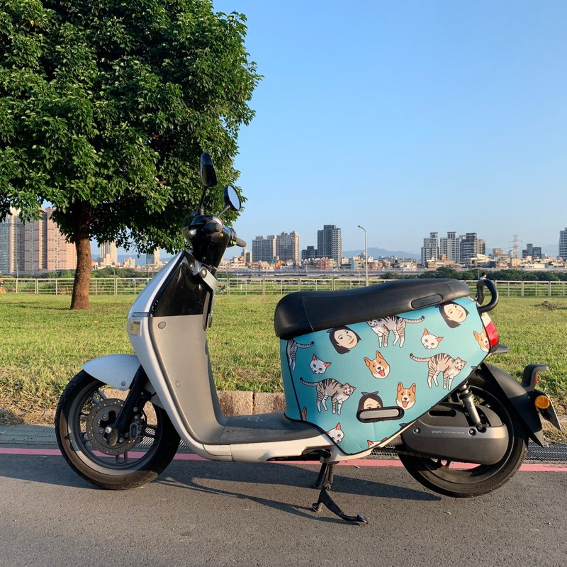 【定制化礼物】 Gogoro防刮车套(可以有1~4个图案的插画) - 其他 - 防水材质 