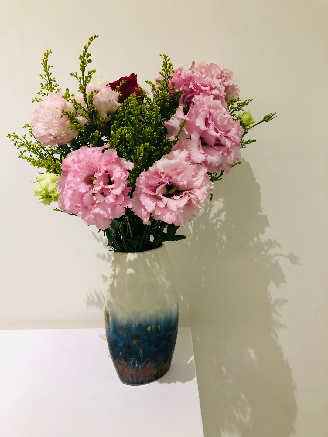 台湾制造 晶花系列  结晶釉花器 渐层 植物 美好生活 - 花瓶/陶器 - 瓷 蓝色
