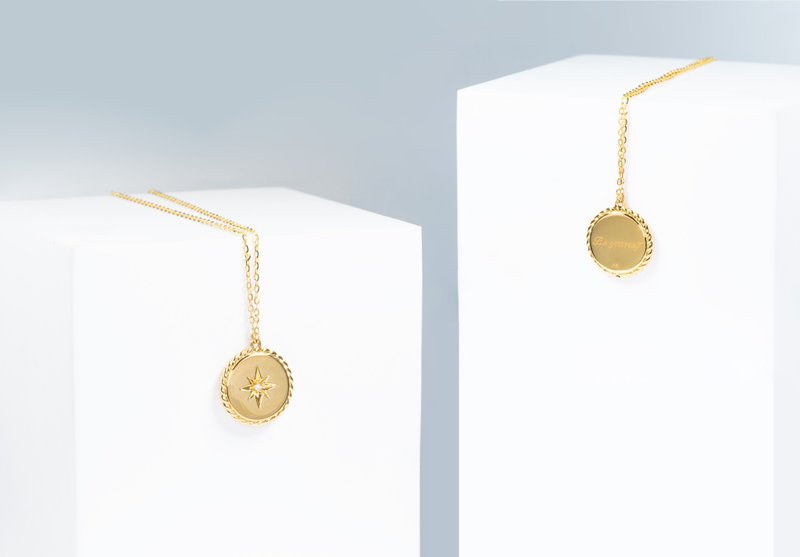 Be yourself钻石24K金项链 - 项链 - 其他金属 