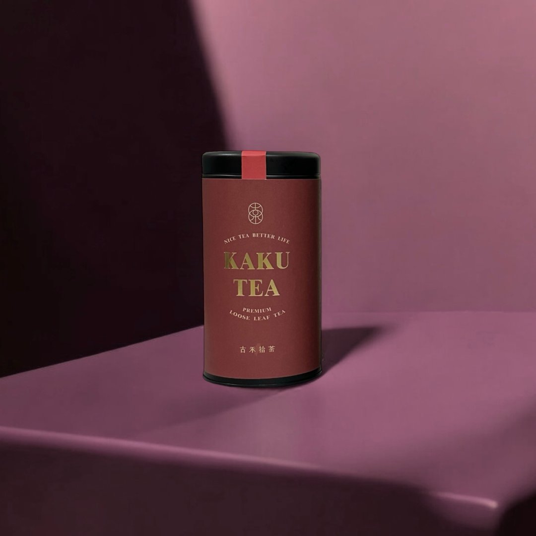 KAKU TEA │ 水月 红玉红茶(50g) 台湾好茶 原叶茶 经典精致罐装 - 茶 - 其他材质 红色
