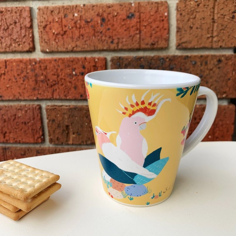 NEW Latte Mug - major mitchell's cockatoo - 咖啡杯/马克杯 - 陶 多色