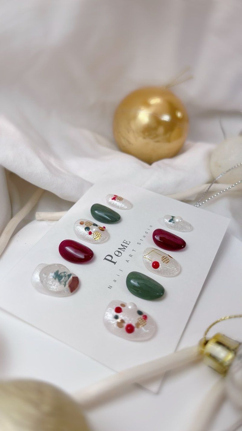 手工穿戴甲 |  圣诞节限定-红绿版 - 其他 - 其他材质 绿色