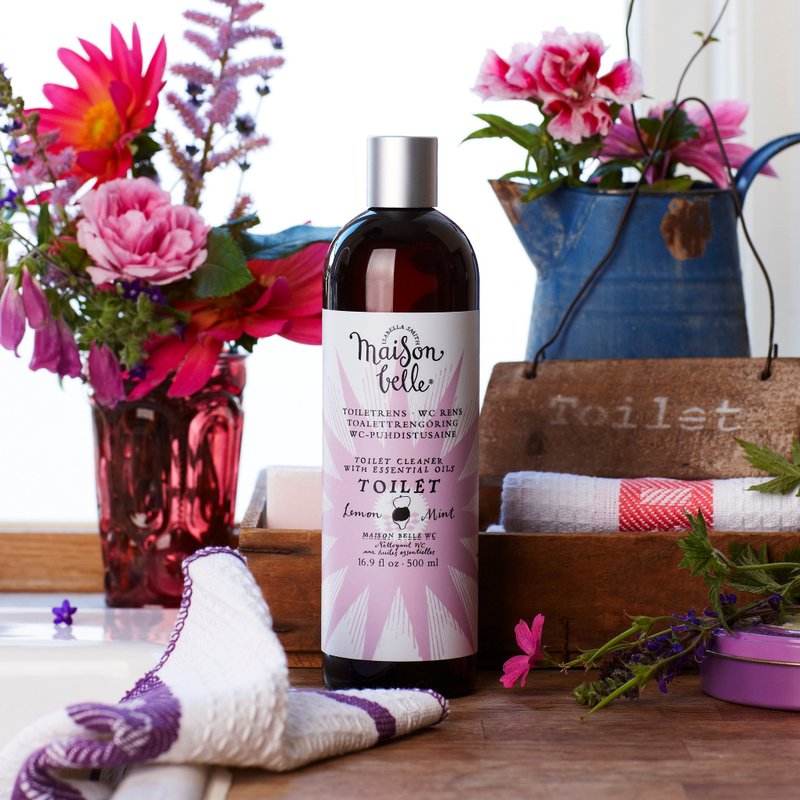 美生贝乐 植萃精油马桶清洁剂 (柠檬/薄荷) - 其他 - 植物．花 粉红色