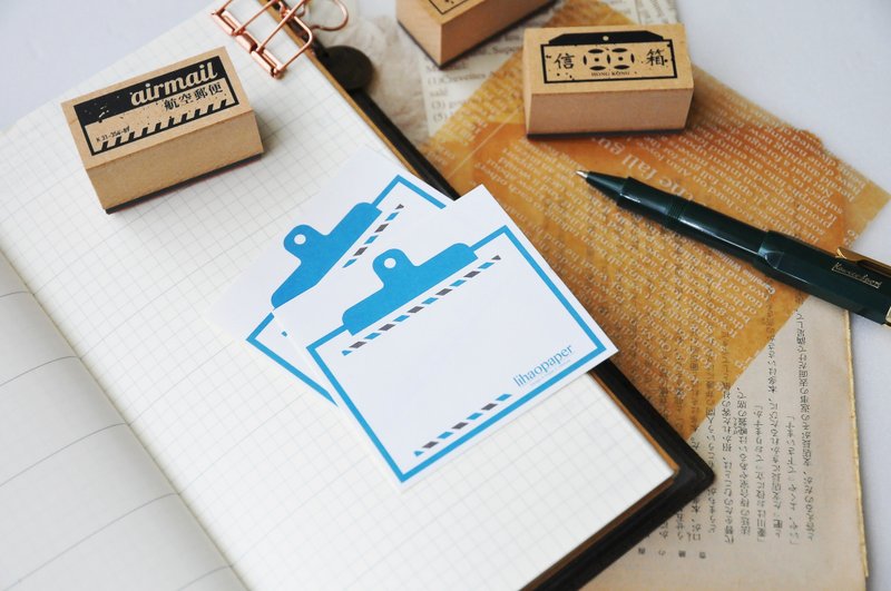 ColorDay好好用文具贴纸＿湛蓝色板夹 - 贴纸 - 纸 蓝色