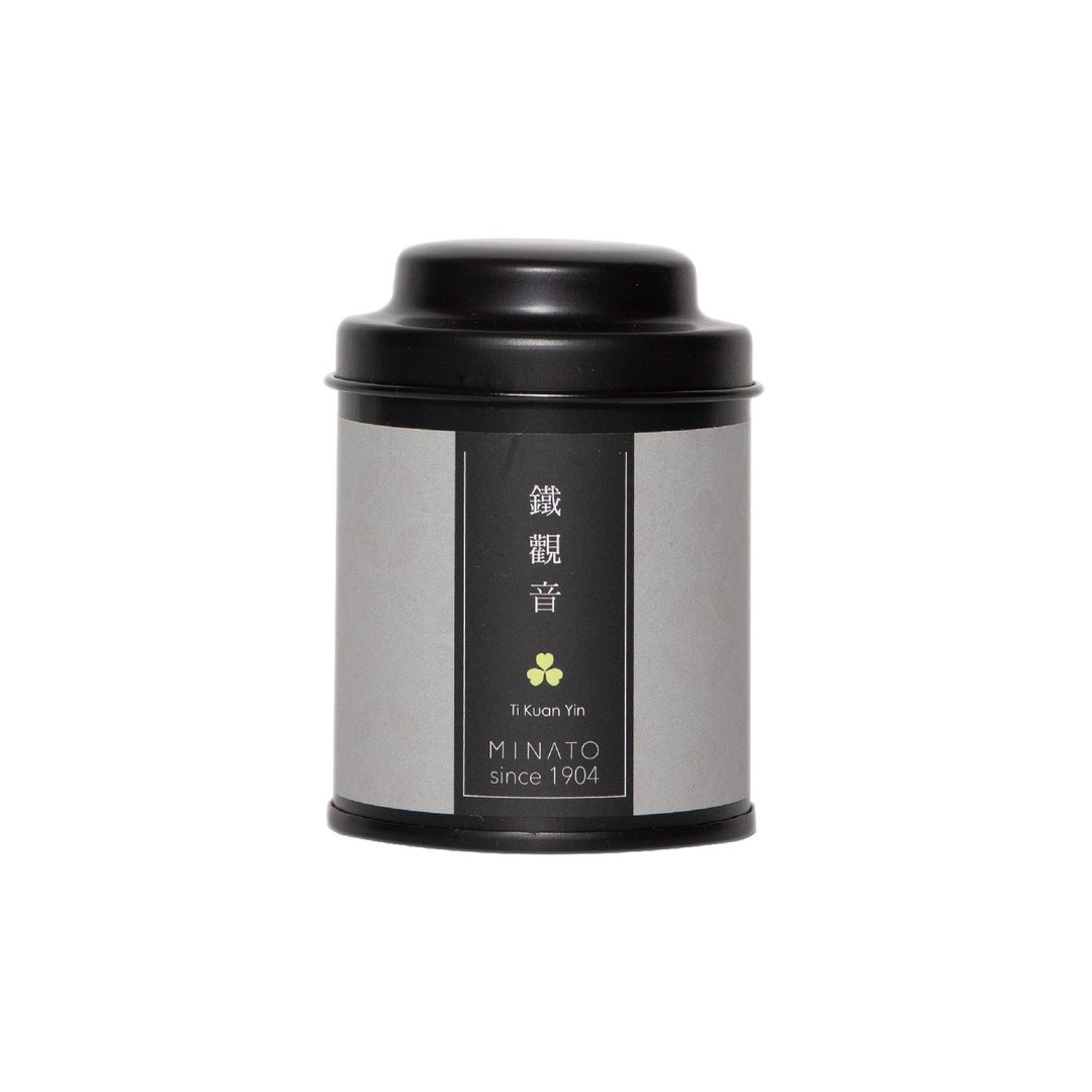 【茶粒茶】原片茶叶 质感雾黑Mini罐-铁观音 - 茶 - 新鲜食材 灰色