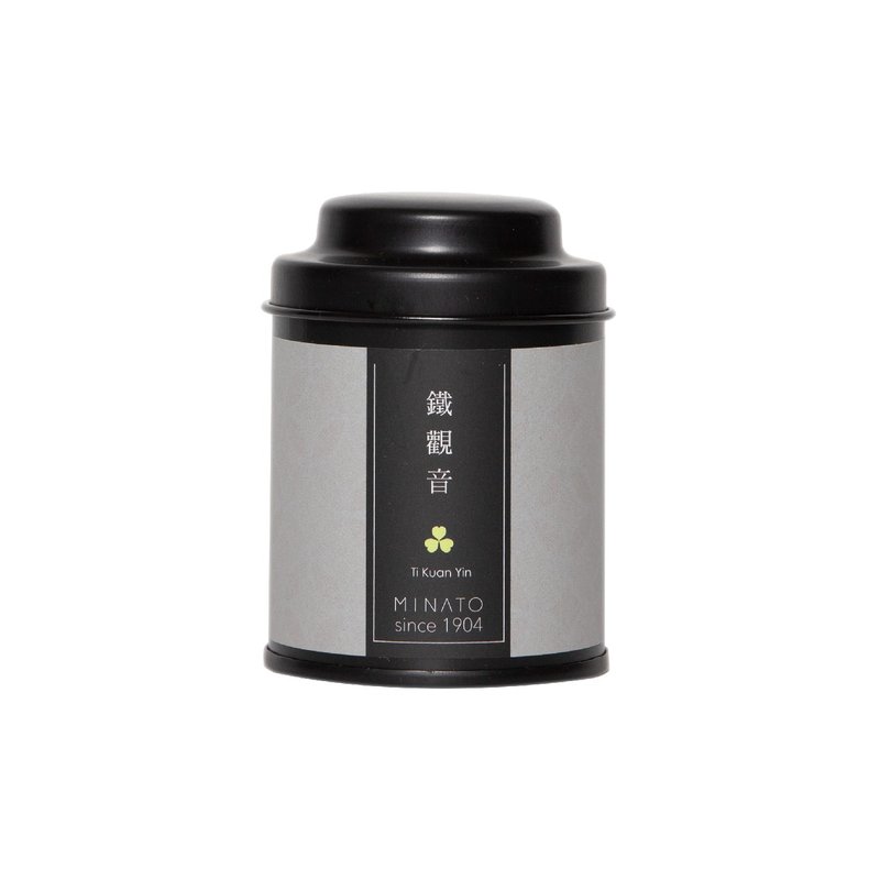 【茶粒茶】原片茶叶 质感雾黑Mini罐-铁观音 - 茶 - 新鲜食材 灰色